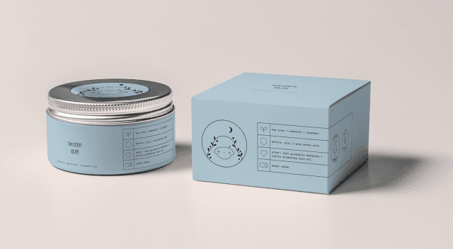 Cream Packaging Box